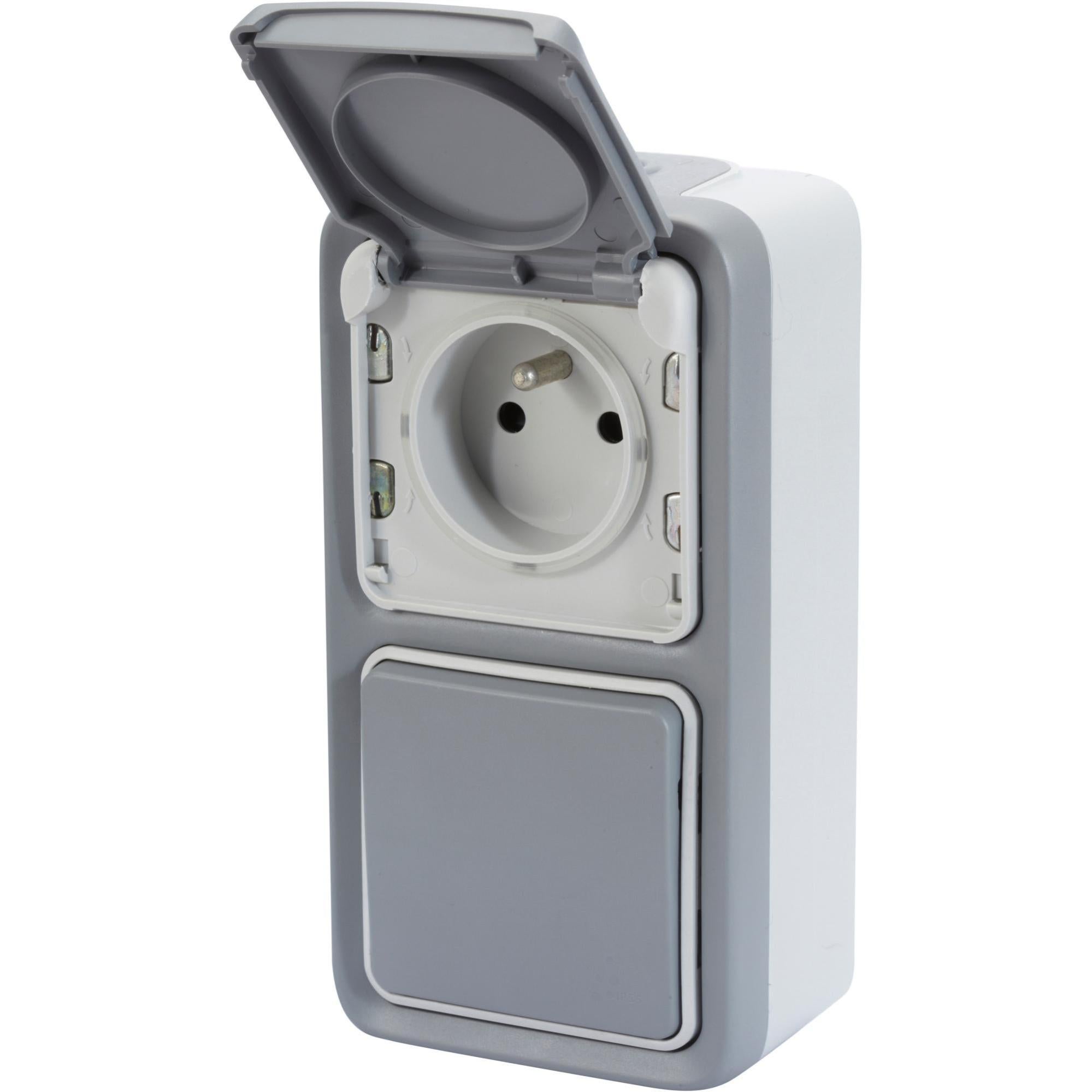 Legrand 0 Legrand Plexo prise de courant 1 fois gris mat tenue d'apparat Complet Boîtier 69730 Legrand 0 Legrand Plexo prise de courant 1 fois gris mat tenue d'apparat Complet Boîtier 69730